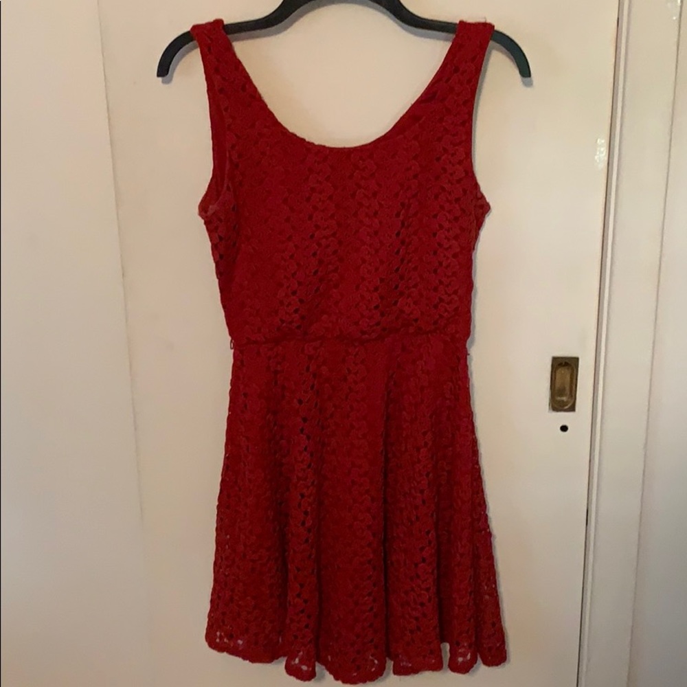 Red Lace Dress